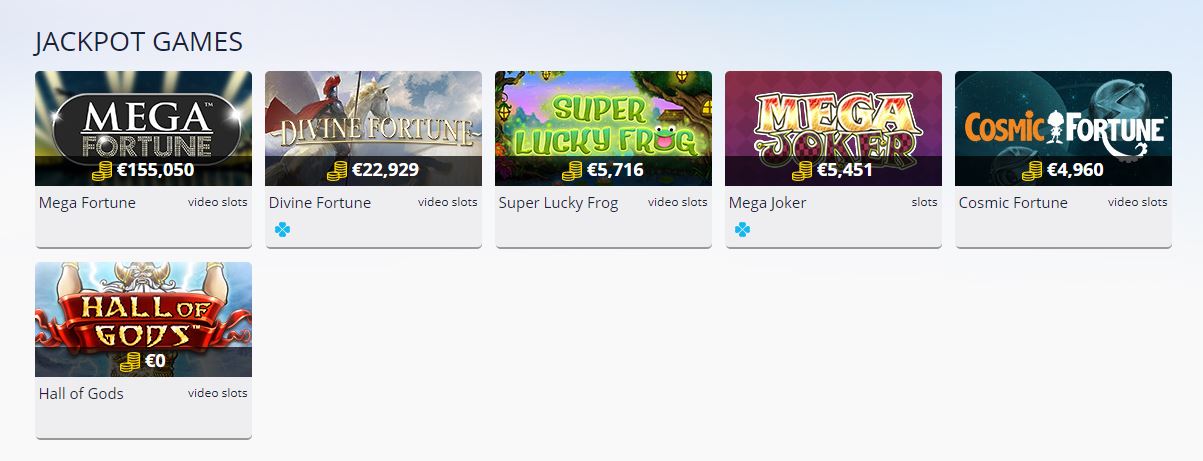 Turbo Casino Jackpot Games