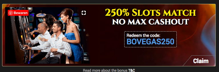 BoVegas Casino Bonus