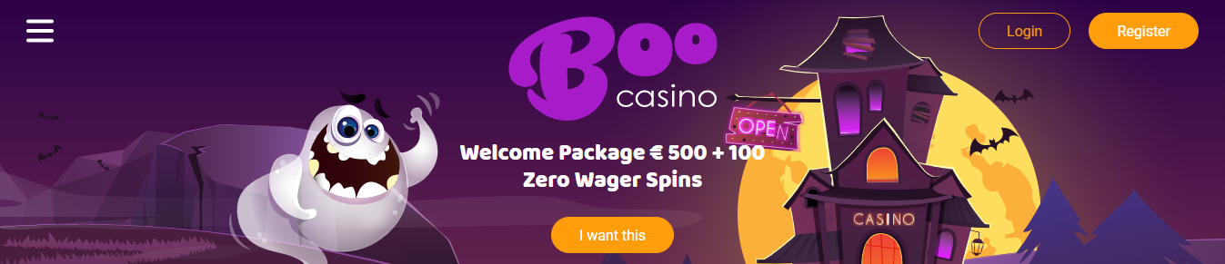 BooCasino Hoge Bonus