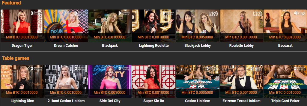 Cloudbet mobiel live casino