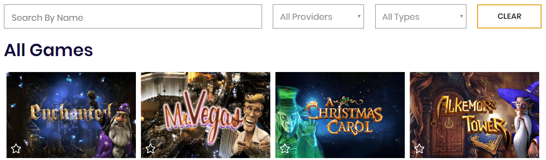 Casino MGA games