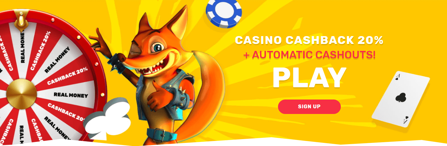 Crazy Fox Casino welcome