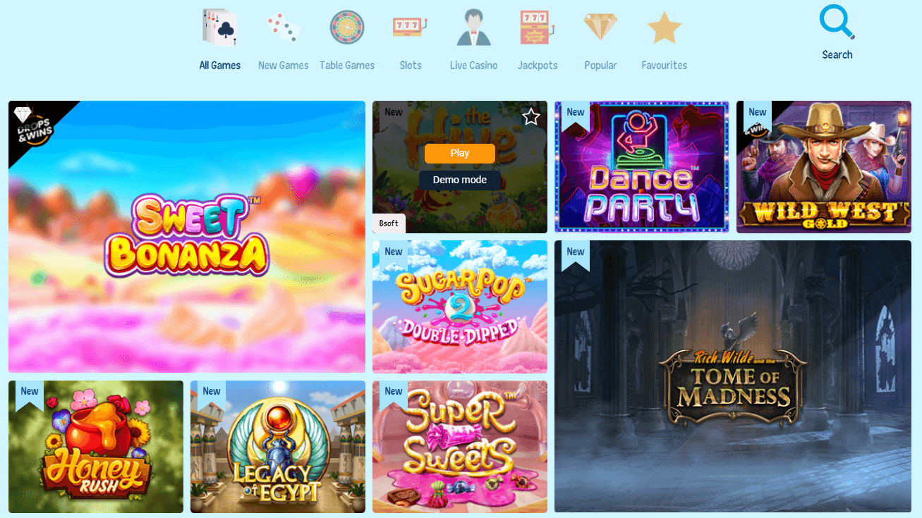 craze play casino games