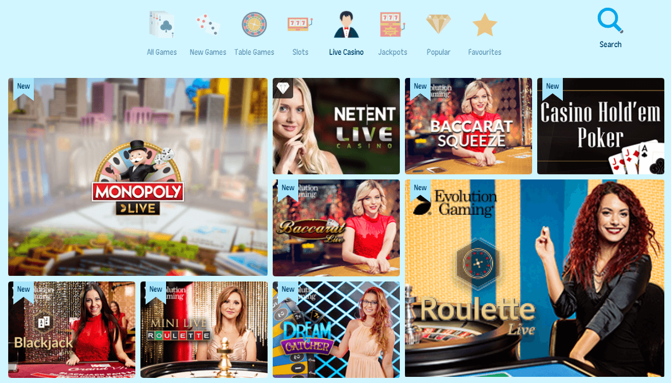 craze play casino live games