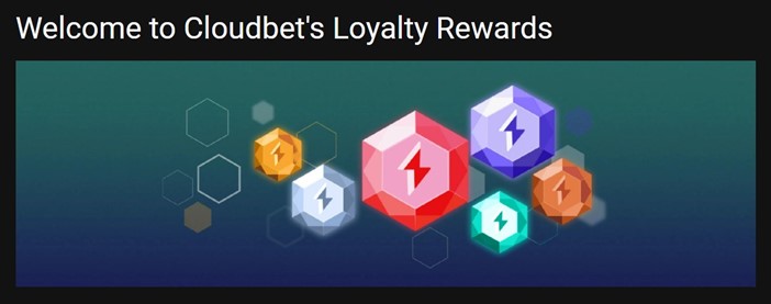 Cloudbet Royalty Rewards Screenshot