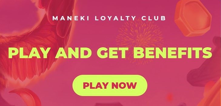 Maneki Casino Loyalty Club Screenshot