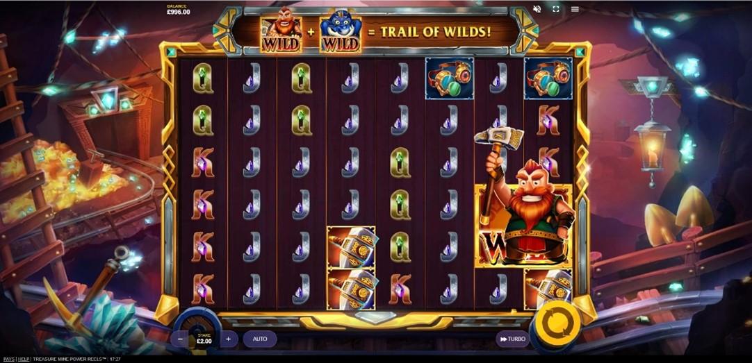 Treasure Mine Power Reels Slot Screenshot