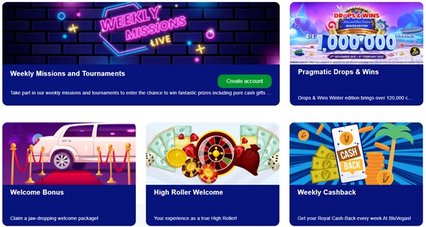 BluVegas Casino Andere Promoties