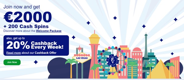 BluVegas Casino Welkomstbonus