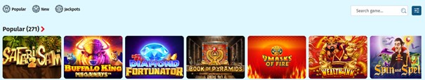 Lapilanders Casino Spelaanbod