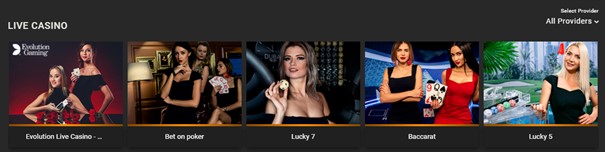Vegadream Live Casino