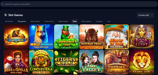 Bets.io Casino Spelaanbod