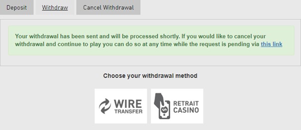 Casino 777 Withdrawal