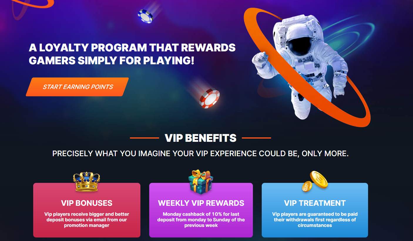 Galaxy.bet VIP-programma