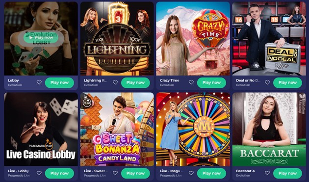 Bruno Casino Live Casino