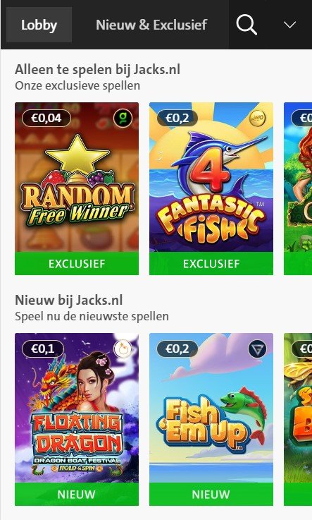 Jack’s Casino Mobiel